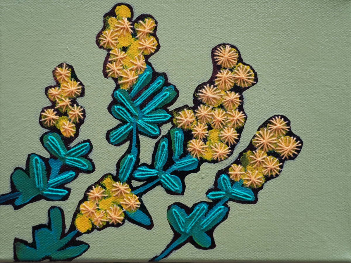 Lisa Hine Yellow Wattle – QArt Studio & Gallery