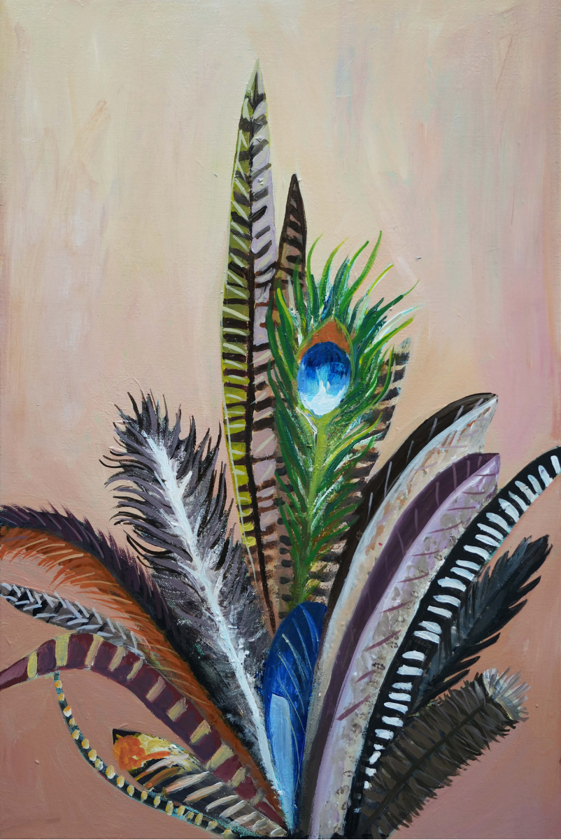 Mimi Varasdi  Bouquet of Feathers