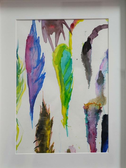 Mimi Varasdi  Leaf Exploration Triptych 2