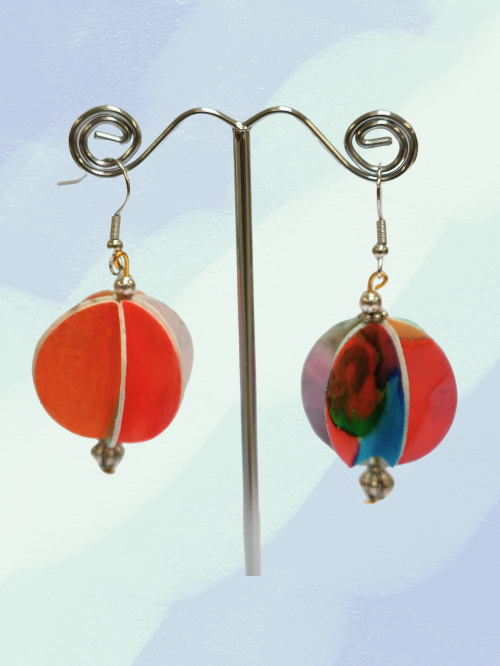 Fidget Recycled Paper Earrings