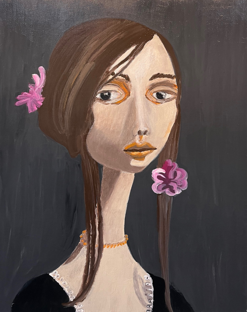 Fiona Lerk, Watching Girl – QArt Studio & Gallery