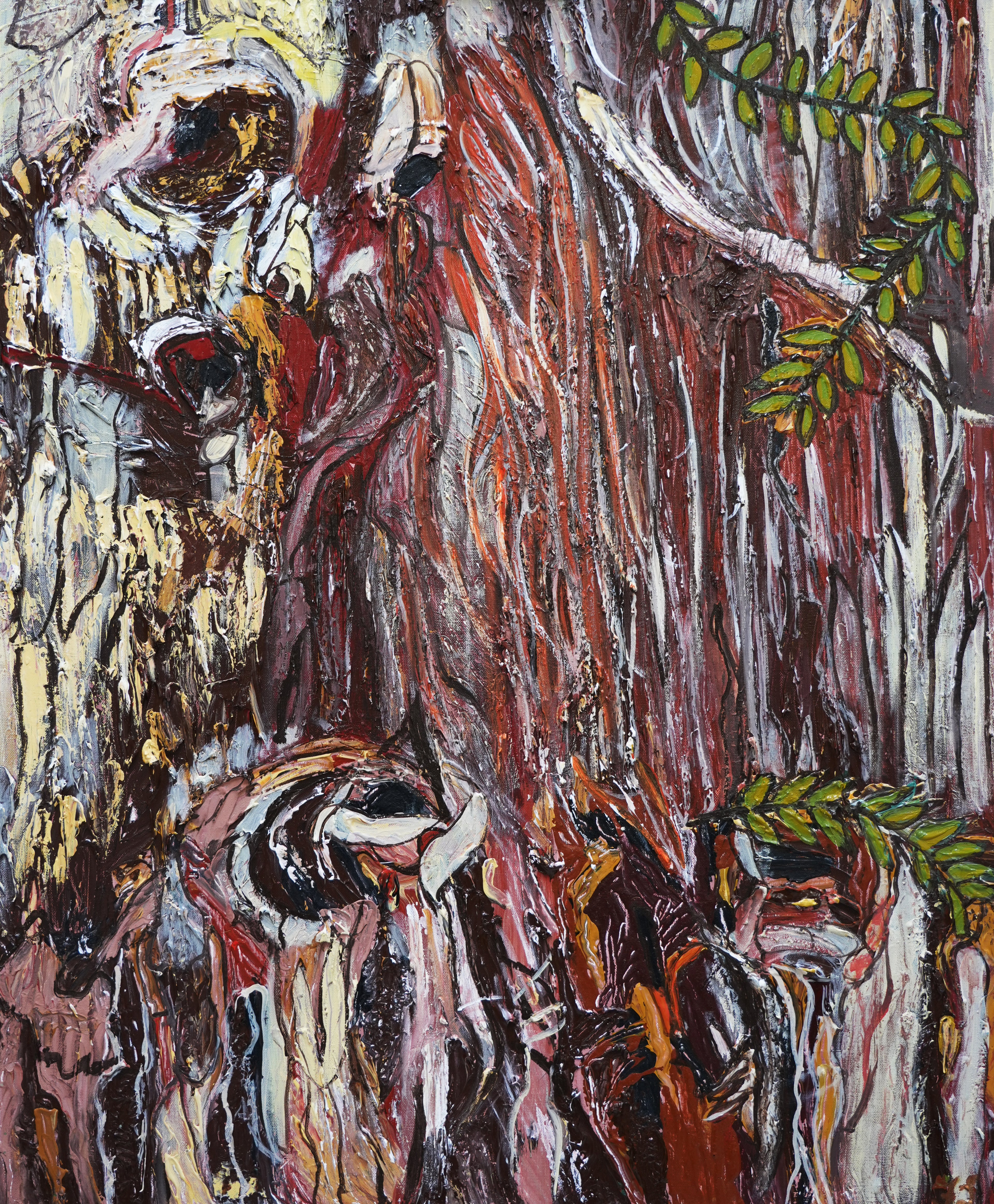 Fiona Lerk Facing Tree Bark