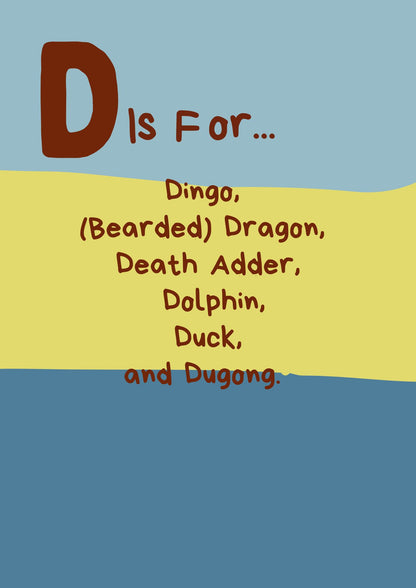 Australian Animals A-Z by Henry Deakin