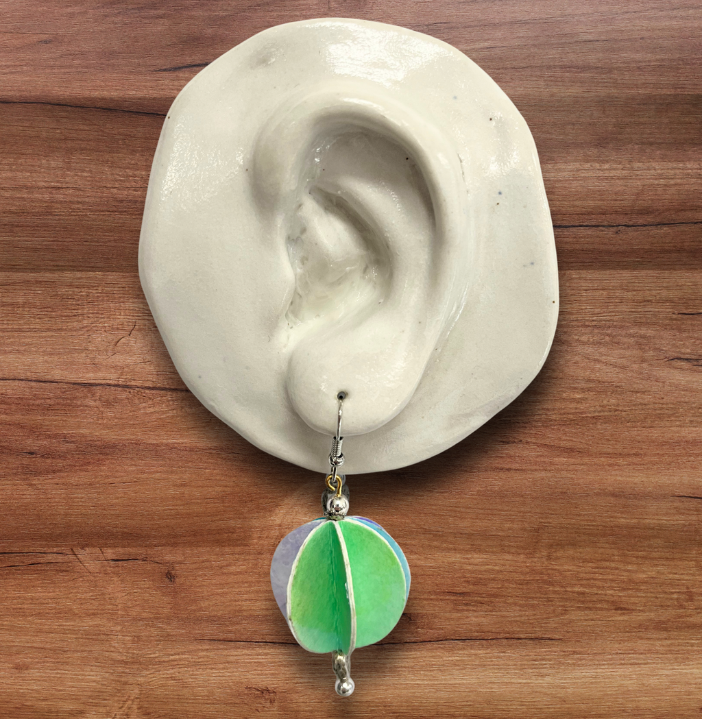 Fidget Recycled Paper Earrings