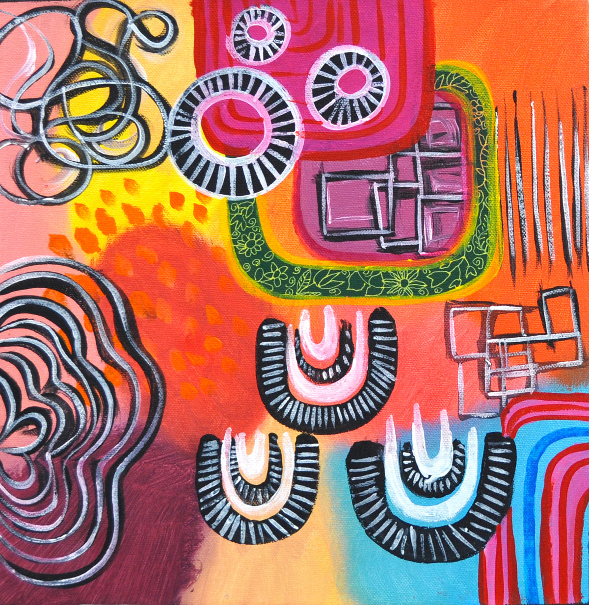 70's Illusion - A Three Piece Series – QArt Studio & Gallery