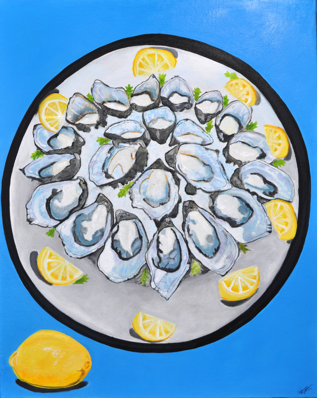 A Plate of Oysters