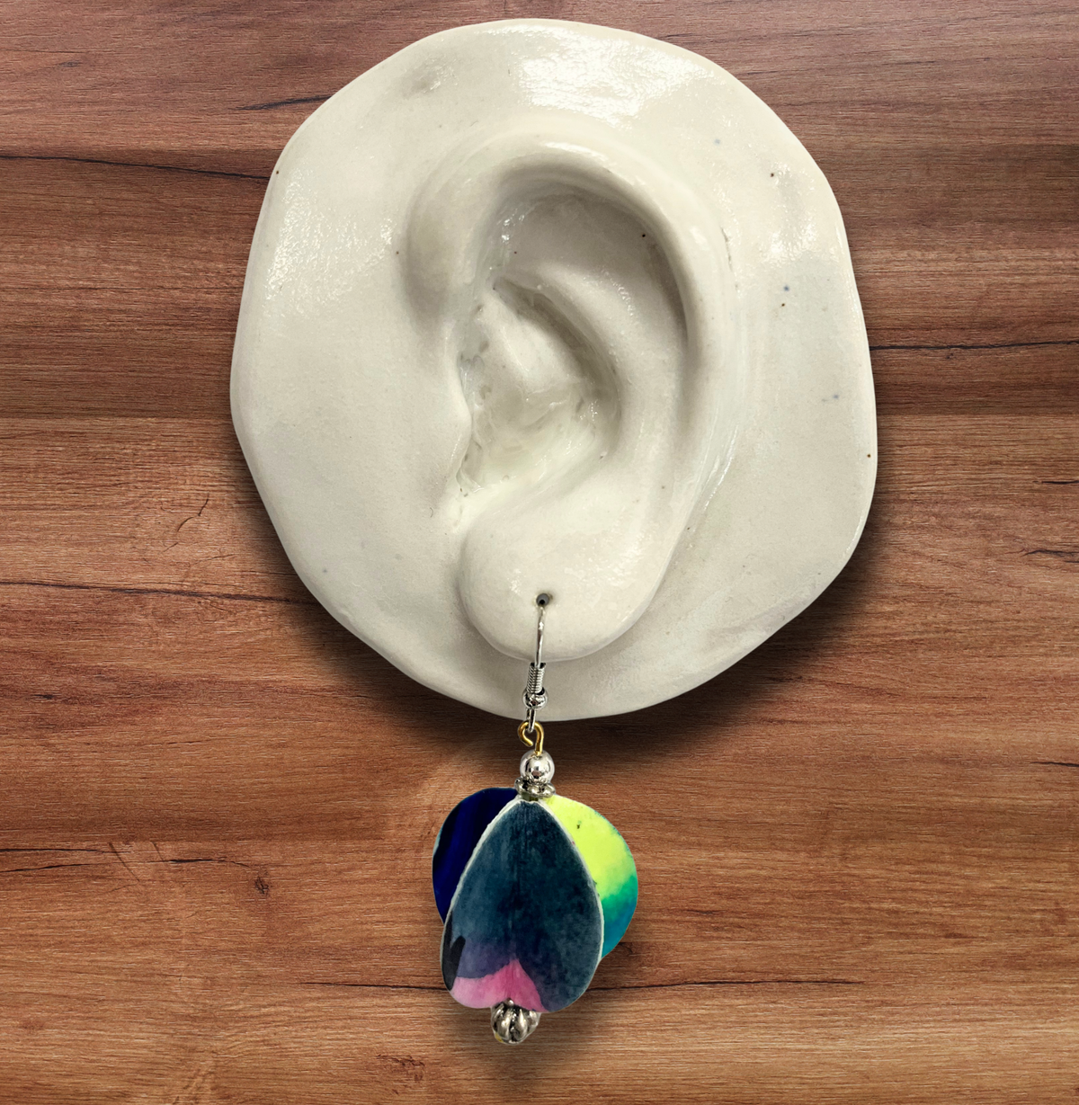 Fidget Recycled Paper Earrings