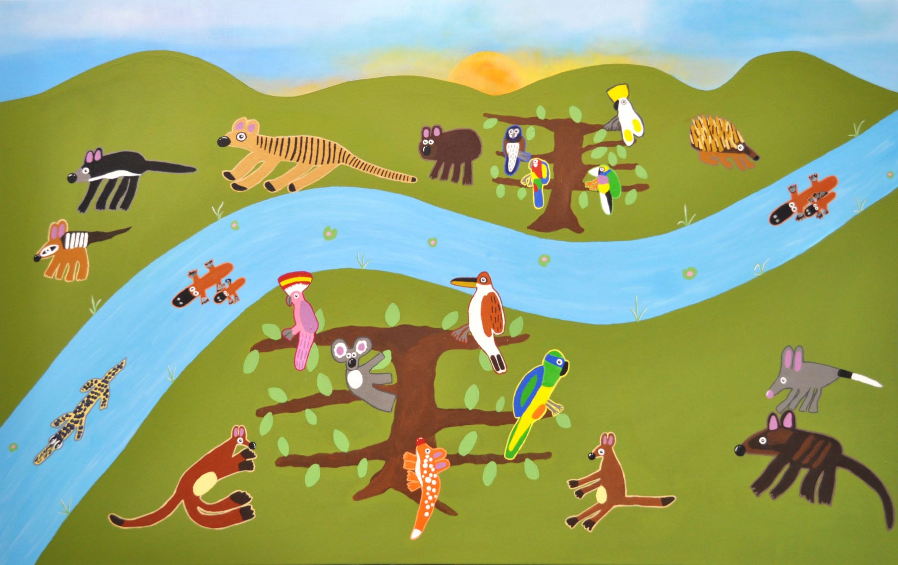 The Dawn Of Australian Fauna and Flora